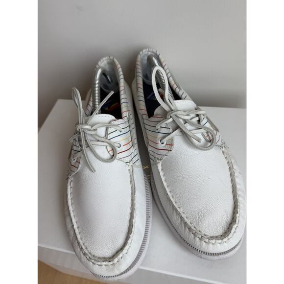 Sperry Top-Sider Authentic Original Pride Boat Shoe Men\'s Size 10 June Rainbow main image 5